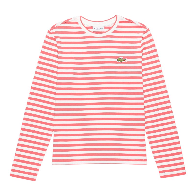 Lacoste T-shirt manga larga tipo sweter sport para dama