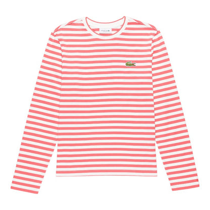 Lacoste T-shirt manga larga tipo sweter sport para dama