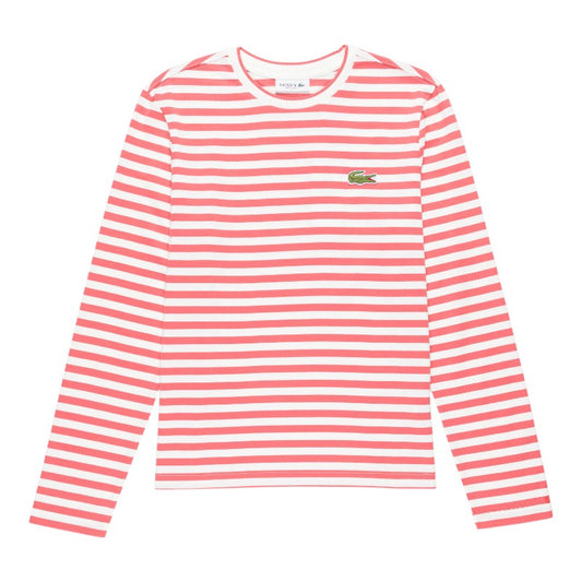 Lacoste T-shirt manga larga tipo sweter sport para dama