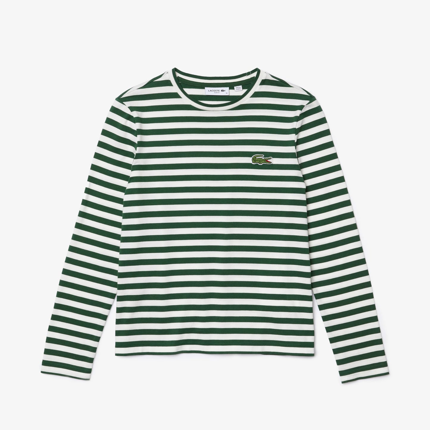 Lacoste T-shirt manga larga tipo sweter sport para dama