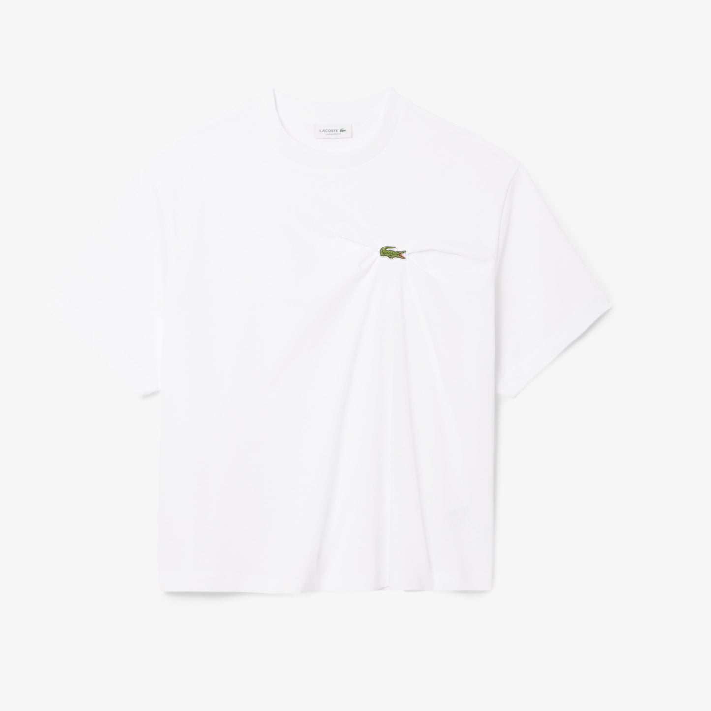 T-shirt cuello redondo Lacoste para dama