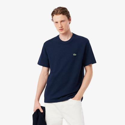 Camiseta Lacoste tipo polo de cuello redondo