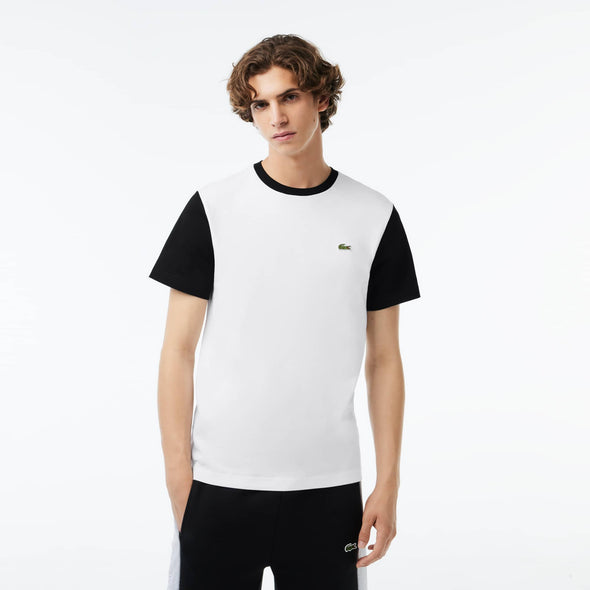 T-shirt lacoste regular fit de punto de algodon