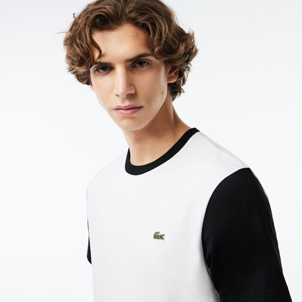 T-shirt lacoste regular fit de punto de algodon