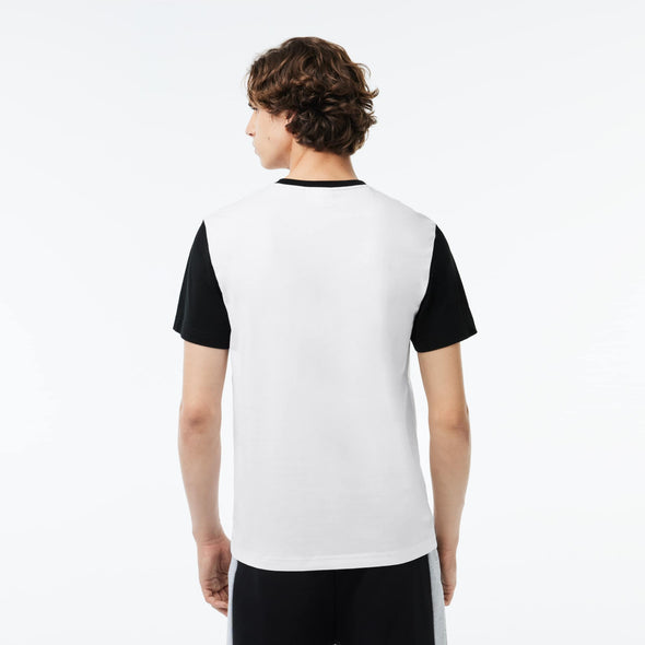 T-shirt lacoste regular fit de punto de algodon