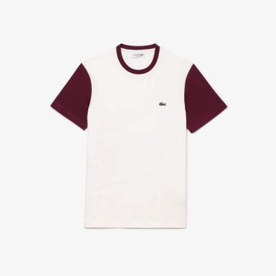 T-shirt lacoste regular fit de punto de algodon