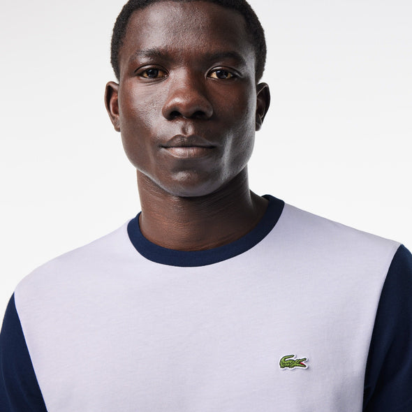 T-shirt lacoste regular fit de punto de algodon