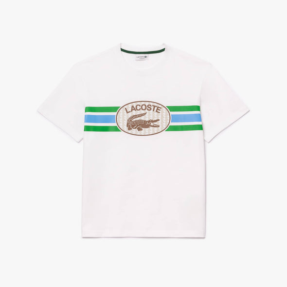T-shirt lacoste regular fit de punto de algodon