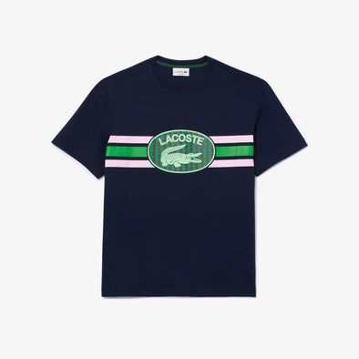 T-shirt lacoste regular fit de punto de algodon