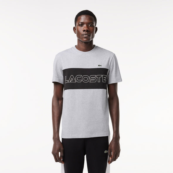 T-shirt lacoste regular fit con estampado