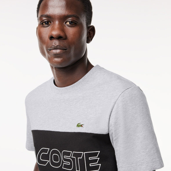 T-shirt lacoste regular fit con estampado