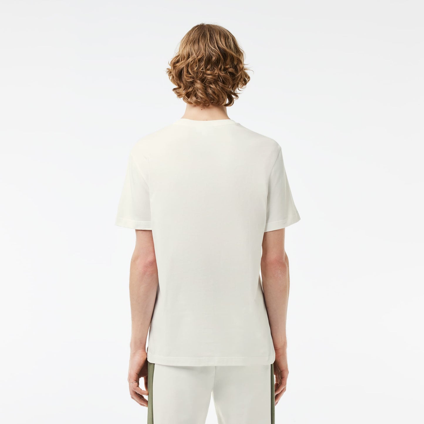 T-shirt Lacoste regular fit con estampado