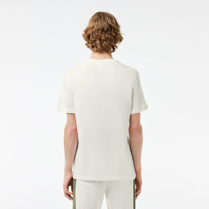 T-shirt Lacoste regular fit con estampado