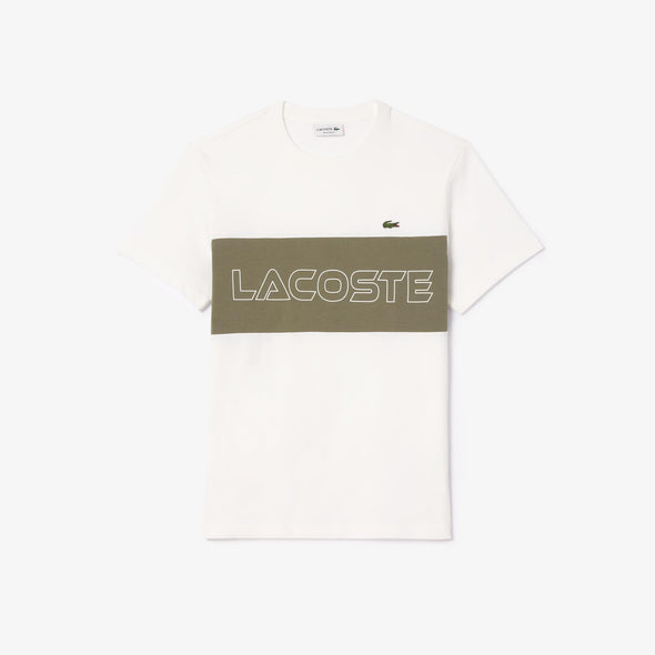 T-shirt lacoste regular fit con estampado