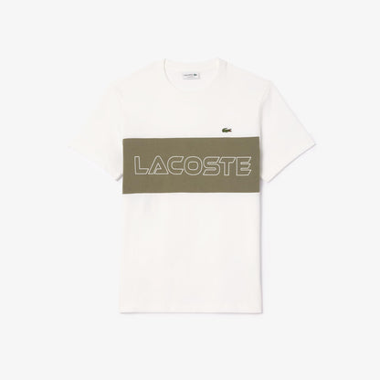 T-shirt Lacoste regular fit con estampado