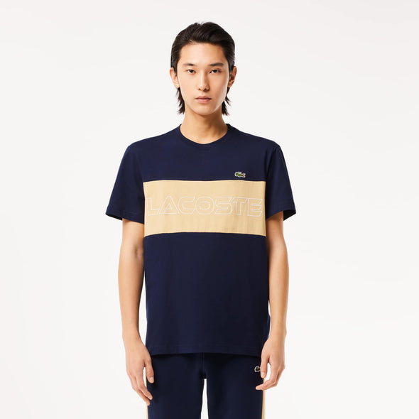 T-shirt lacoste regular fit con estampado