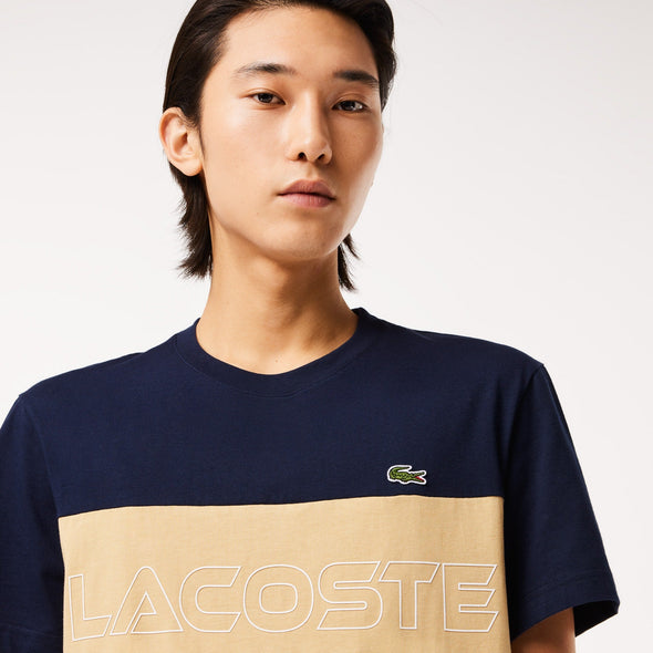 T-shirt lacoste regular fit con estampado