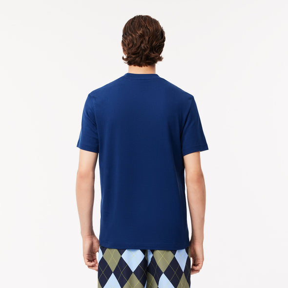 T-shirt lacoste con grafica de punto jersey de algodon