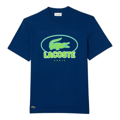 T-shirt lacoste con grafica de punto jersey de algodon