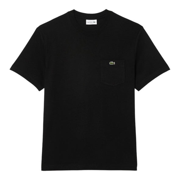 T-shirt lacoste de algodon con bolsillo en el pecho