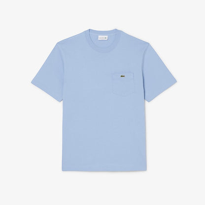 T-shirt Lacoste de algodón con bolsillo en el pecho