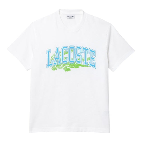 T-shirt lacoste con grafica de punto jersey de algodon