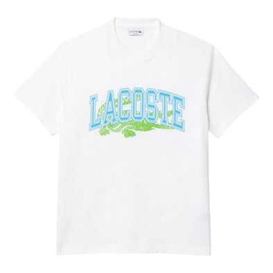 T-shirt lacoste con grafica de punto jersey de algodon