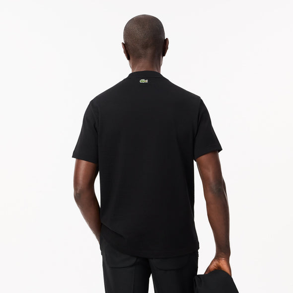 T-shirt lacoste con grafica de punto jersey de algodon