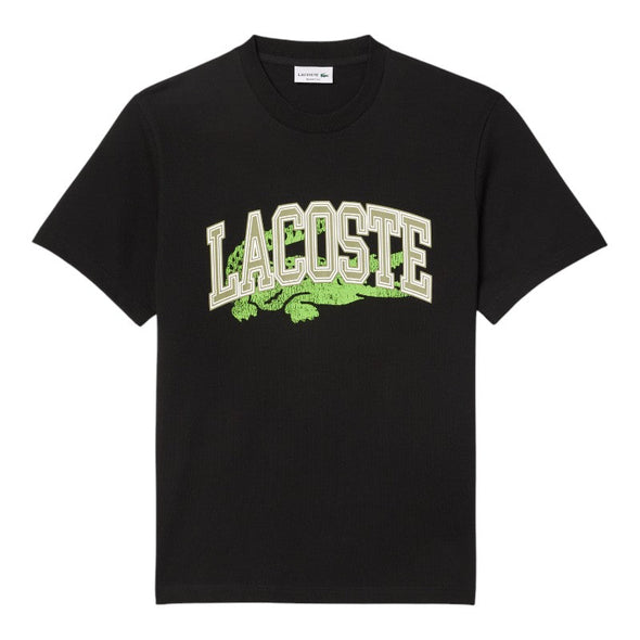T-shirt lacoste con grafica de punto jersey de algodon