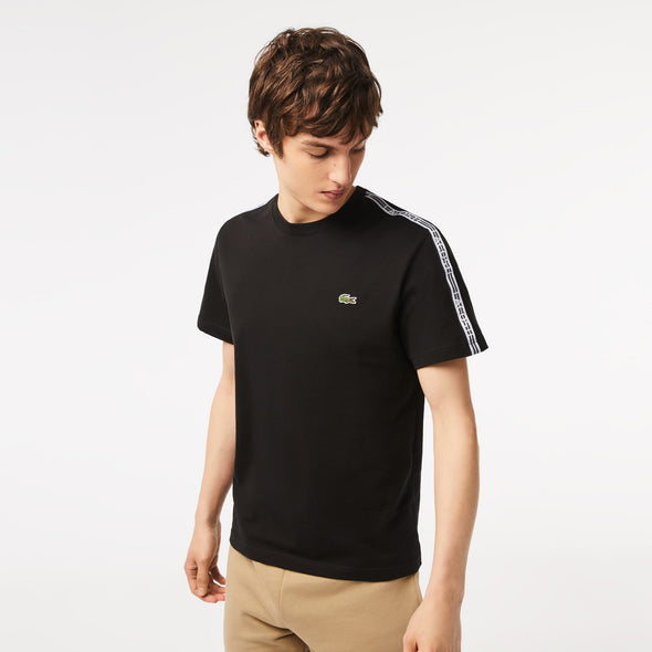 T-shirt lacoste con grafica de punto jersey de algodon