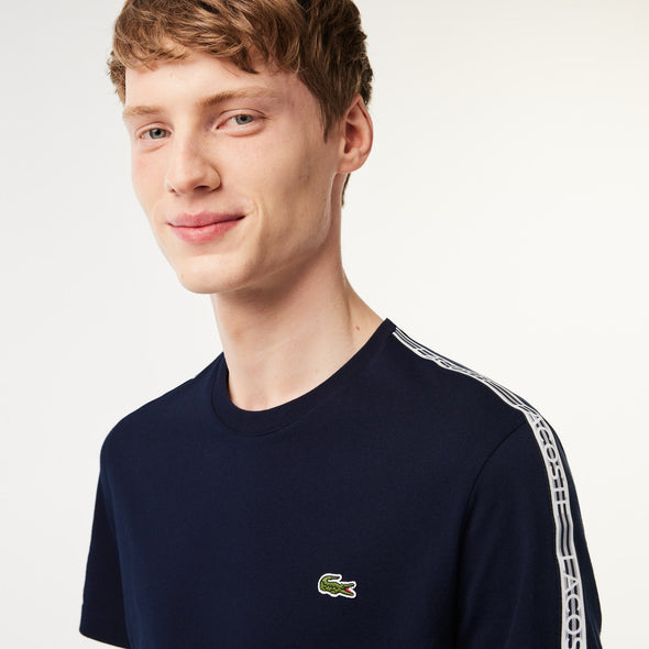 T-shirt lacoste con grafica de punto jersey de algodon