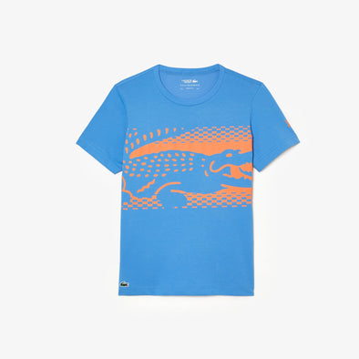 T-shirt lacoste con grafica de punto jersey de algodon