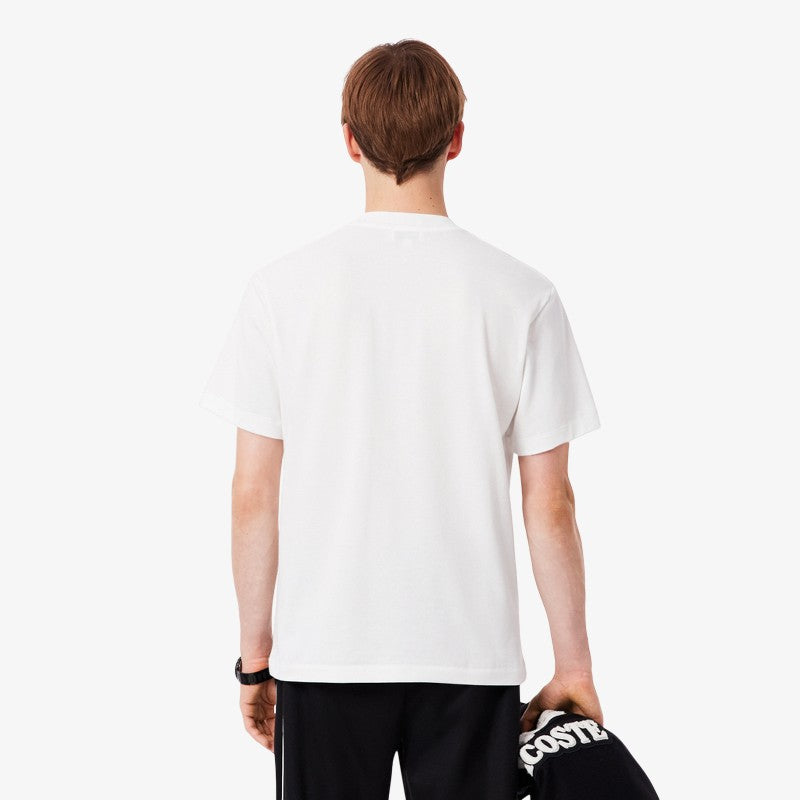 Camiseta tipo polo Lacoste Petit Piqué cuello redondo