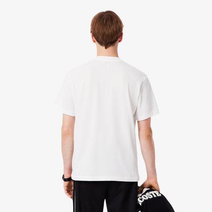 Camiseta tipo polo Lacoste Petit Piqué cuello redondo