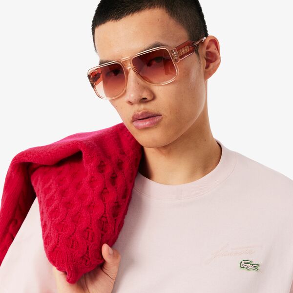 Lacoste remera jersey lourd cuello redondo