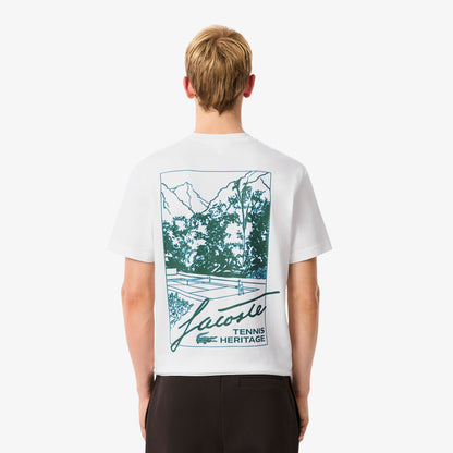 Remera jersey lourd cuello redondo Lacoste