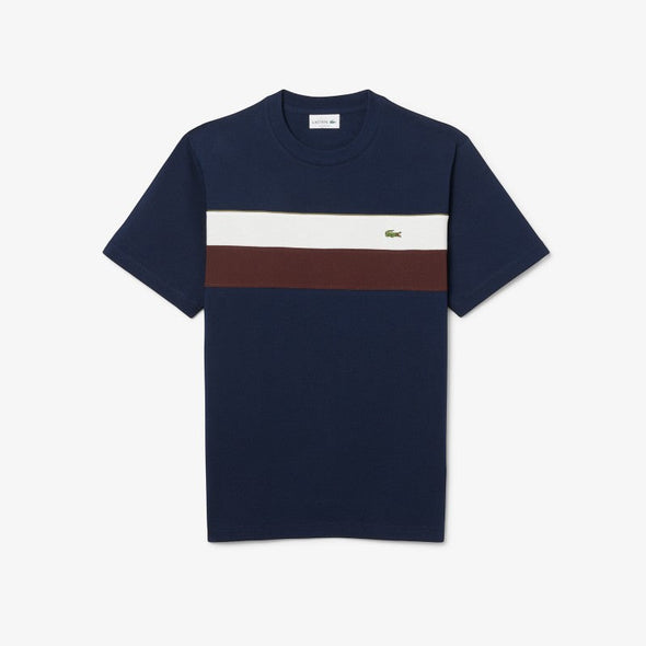 Remera color block cuello redondo mc - t-shirt