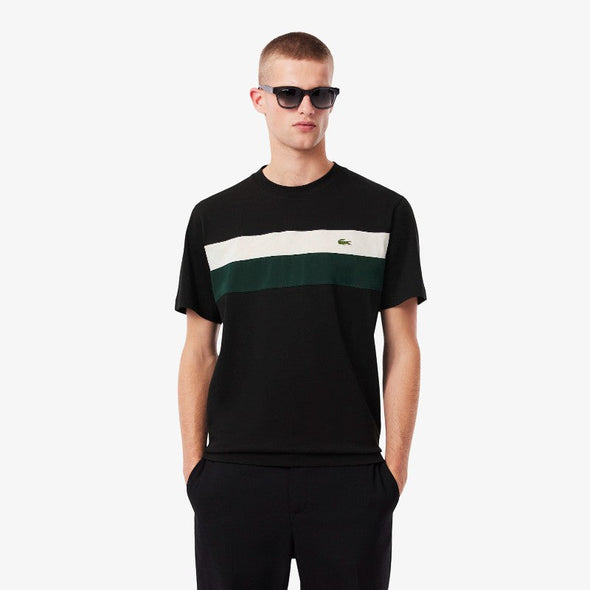 Remera color block cuello redondo mc - t-shirt