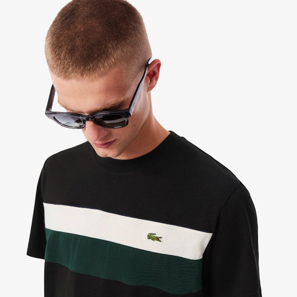 Remera color block cuello redondo mc - t-shirt