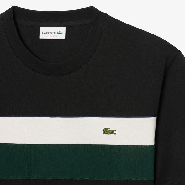 Remera color block cuello redondo mc - t-shirt