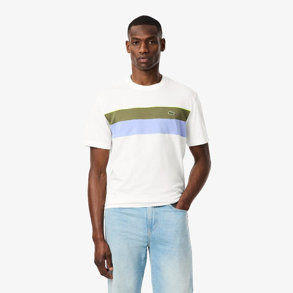 Remera color block cuello redondo mc - t-shirt