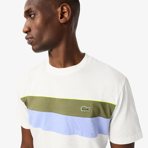 Remera color block cuello redondo mc - t-shirt