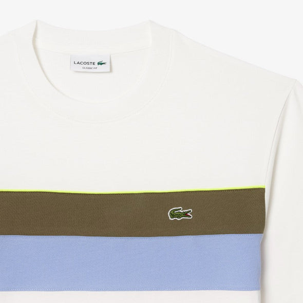 Remera color block cuello redondo mc - t-shirt