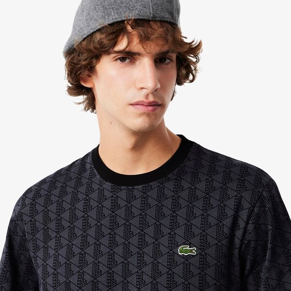 Remera monogram cuello redondo Lacoste para caballero