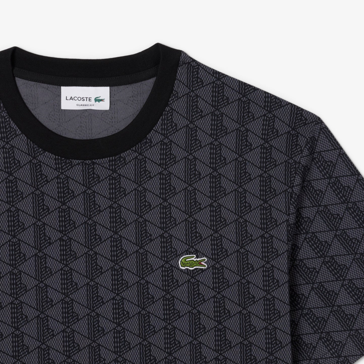 Remera monogram cuello redondo Lacoste para caballero