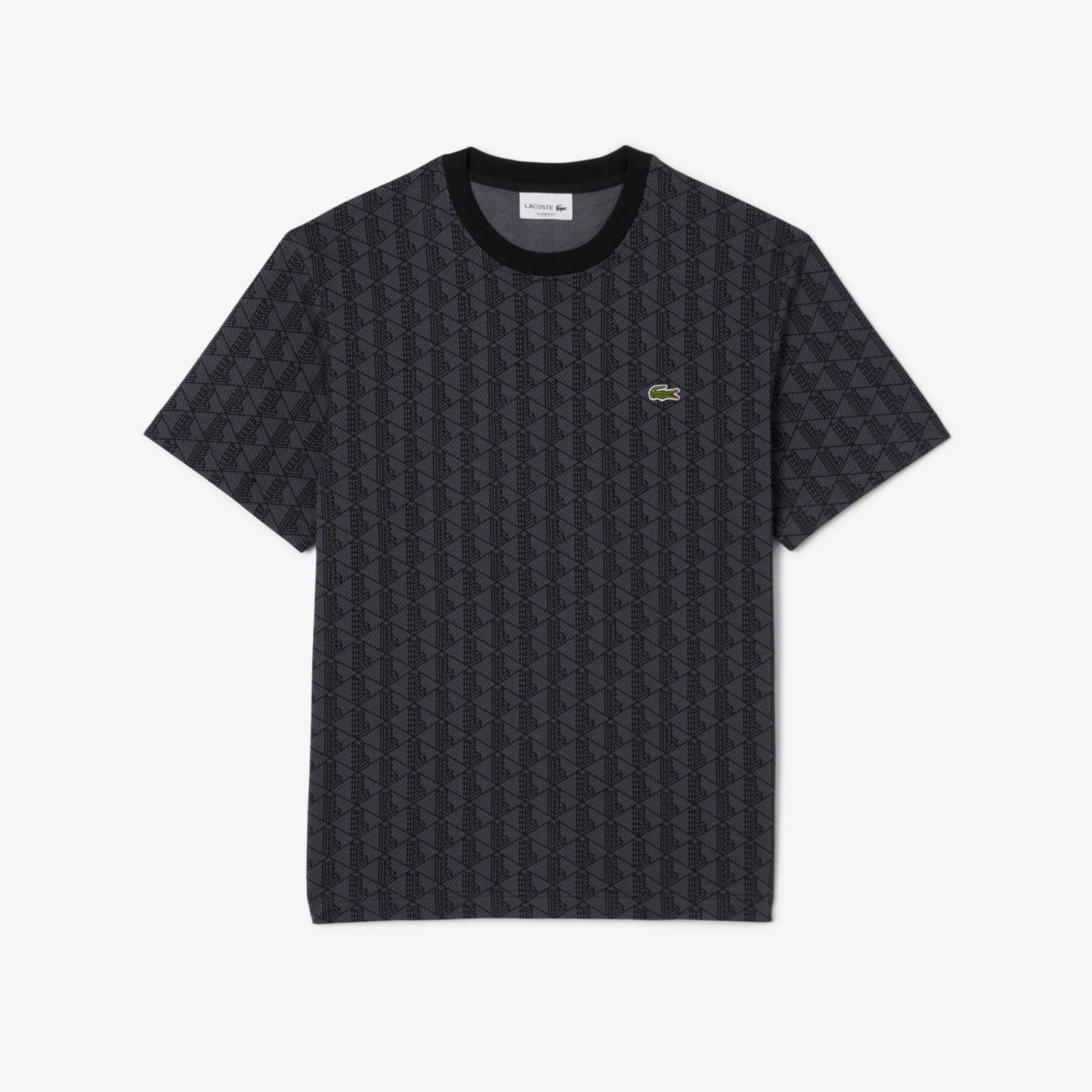 Remera monogram cuello redondo Lacoste para caballero