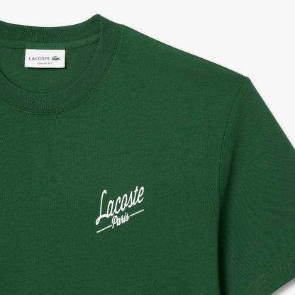 Remera de algodón cuello redondo Lacoste