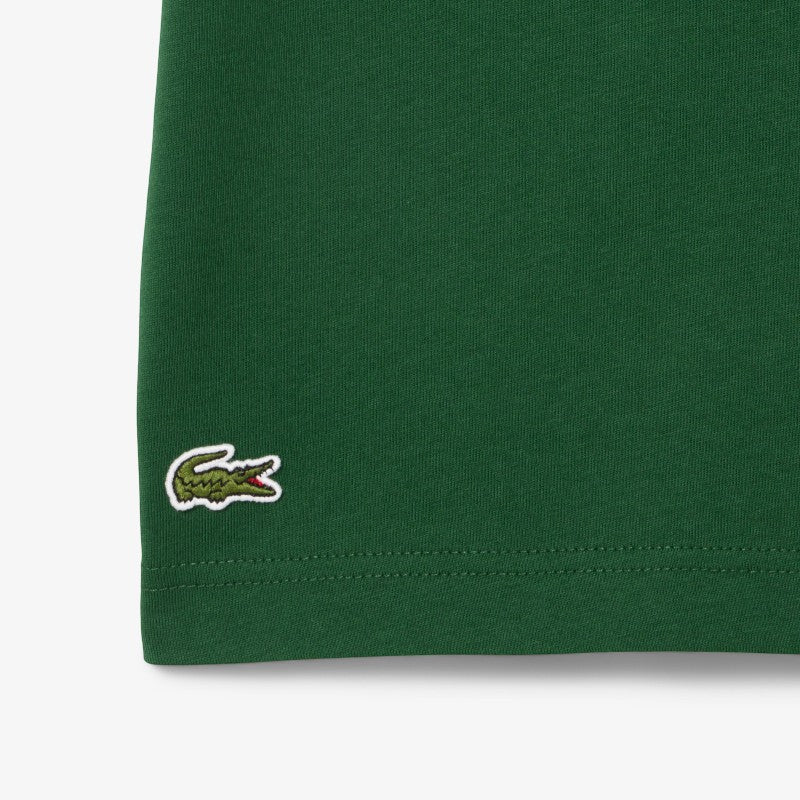 Remera de algodón cuello redondo Lacoste