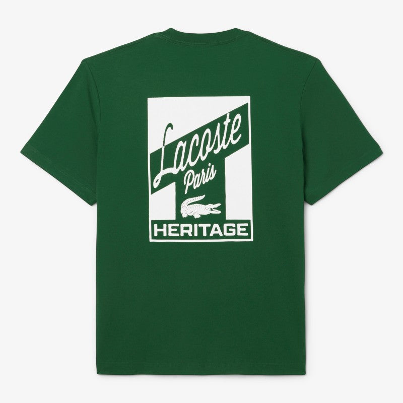 Remera de algodón cuello redondo Lacoste