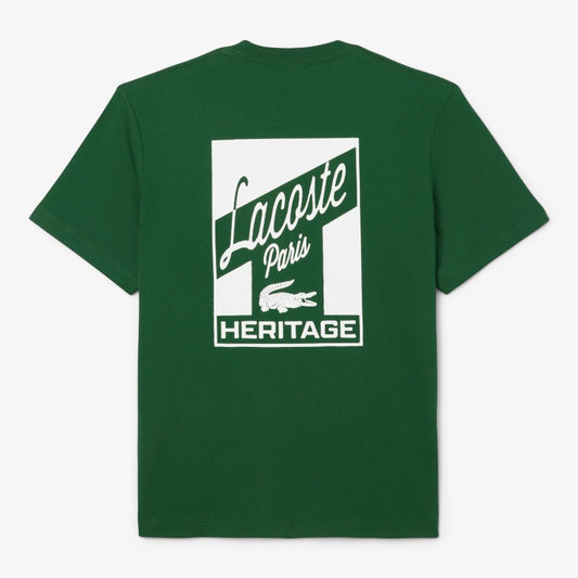 Remera de algodón cuello redondo Lacoste